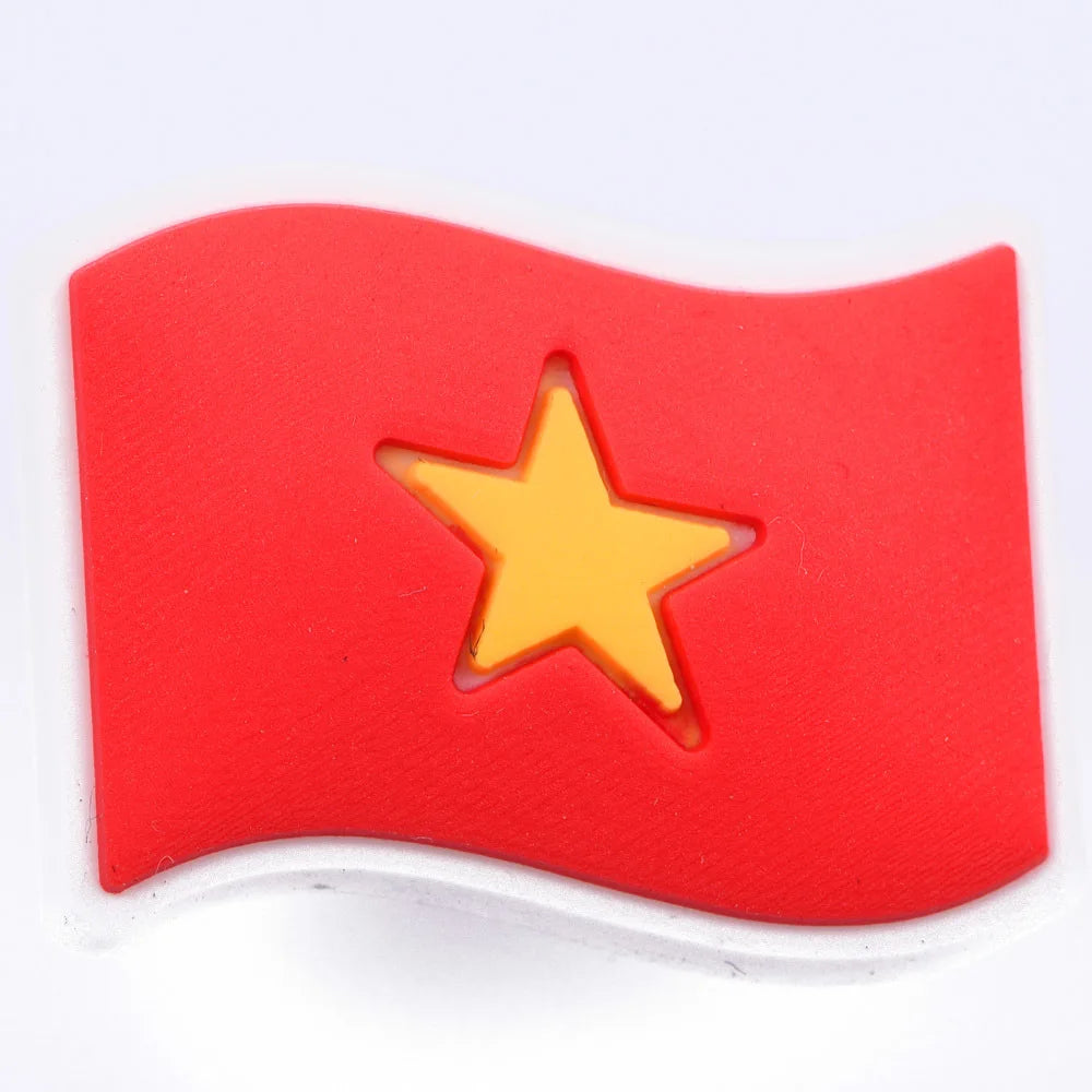 National Flag Shoe Charms - Charms Chaussures Drapeau National