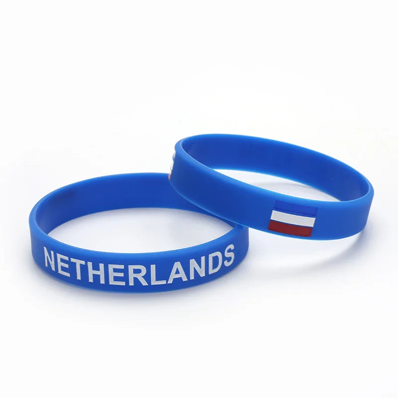 Country Flag Silicone Bracelet - Bracelet Silicone Drapeau Pays