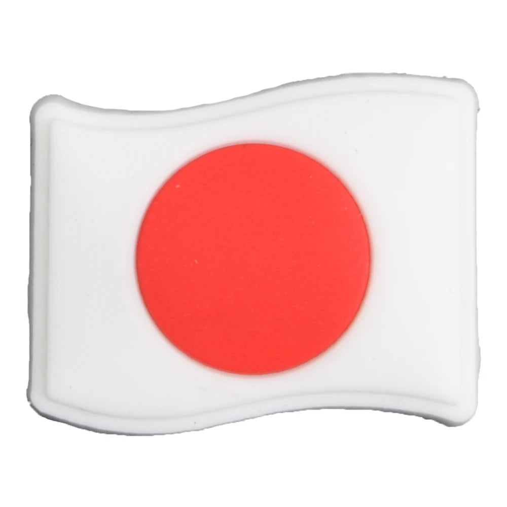 National Flag Shoe Charms - Charms Chaussures Drapeau National