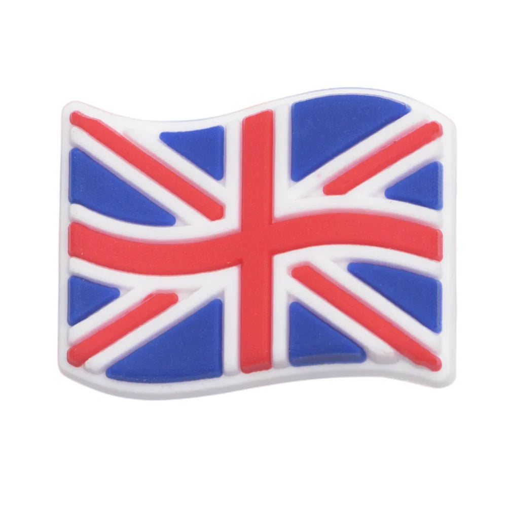 National Flag Shoe Charms - Charms Chaussures Drapeau National