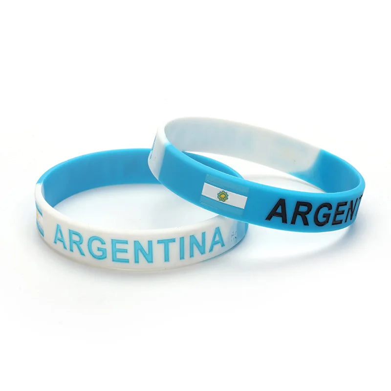 Country Flag Silicone Bracelet - Bracelet Silicone Drapeau Pays