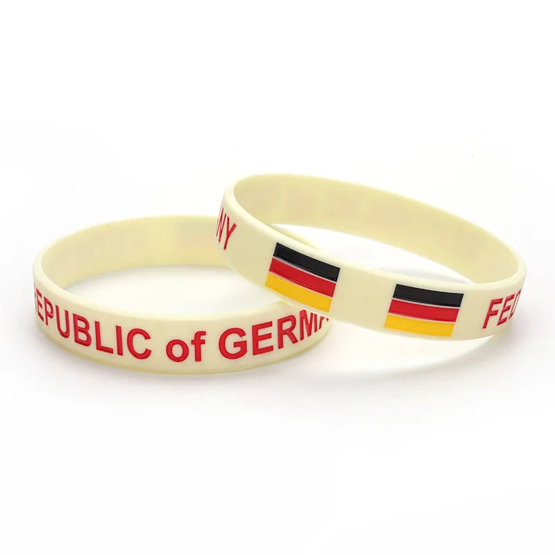 Country Flag Silicone Bracelet - Bracelet Silicone Drapeau Pays