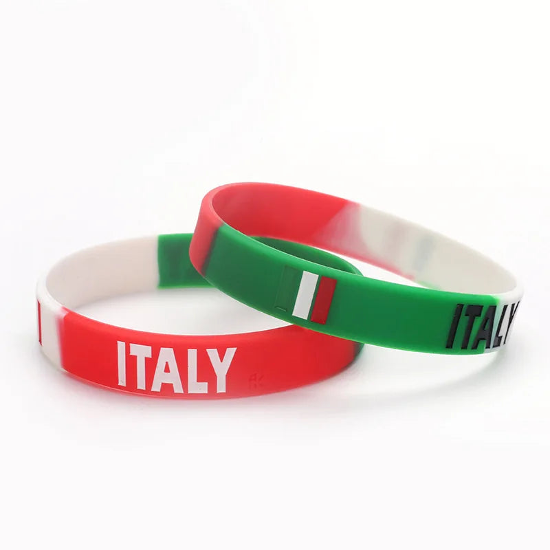 Country Flag Silicone Bracelet - Bracelet Silicone Drapeau Pays