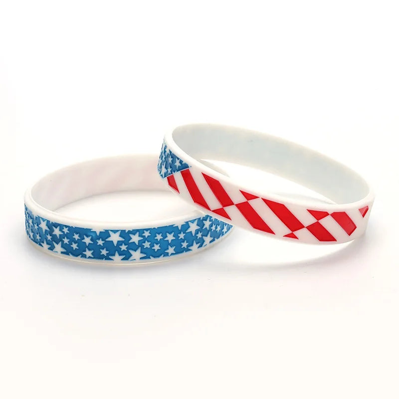 Country Flag Silicone Bracelet - Bracelet Silicone Drapeau Pays