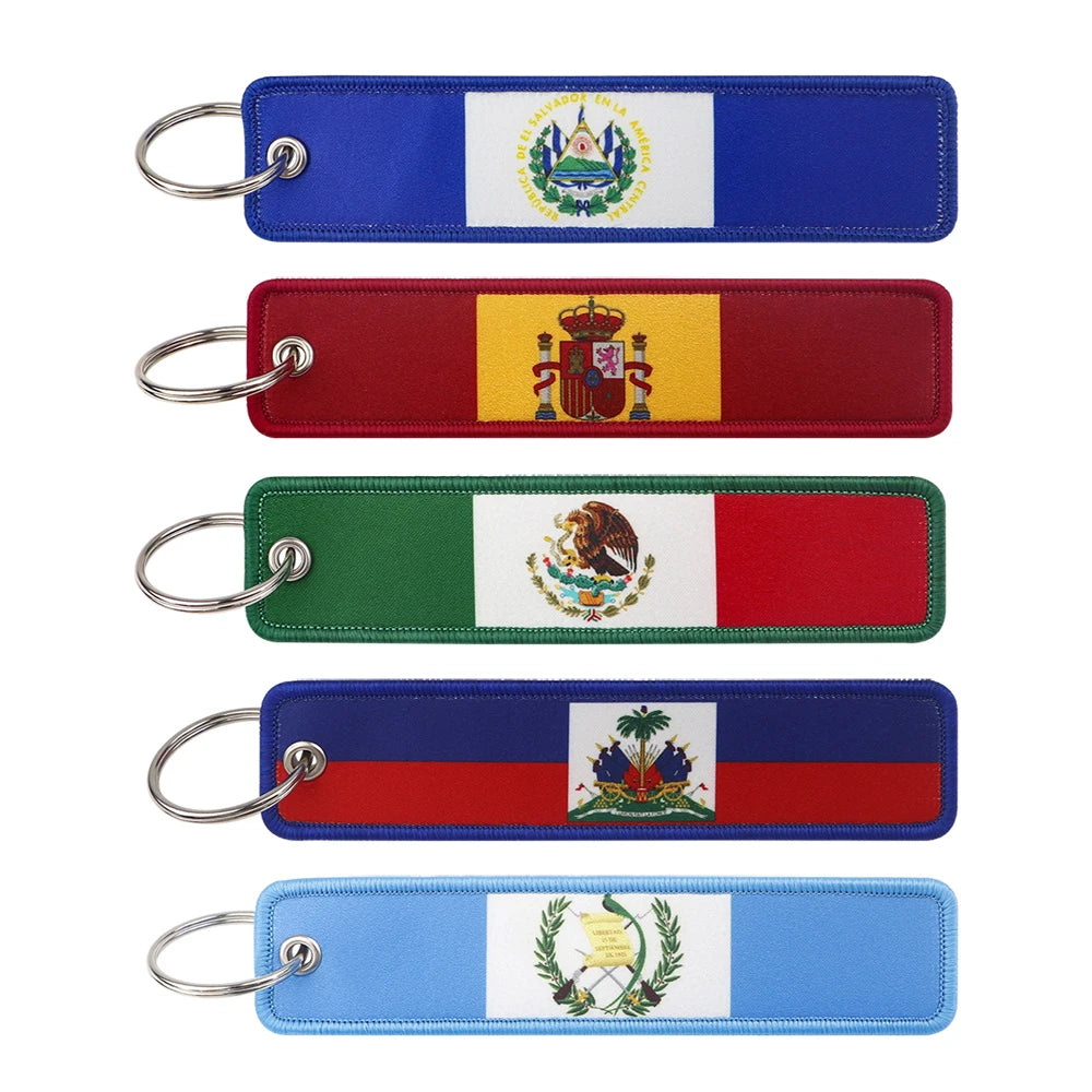 National Flag Keychain - Porte-clés Drapeau National