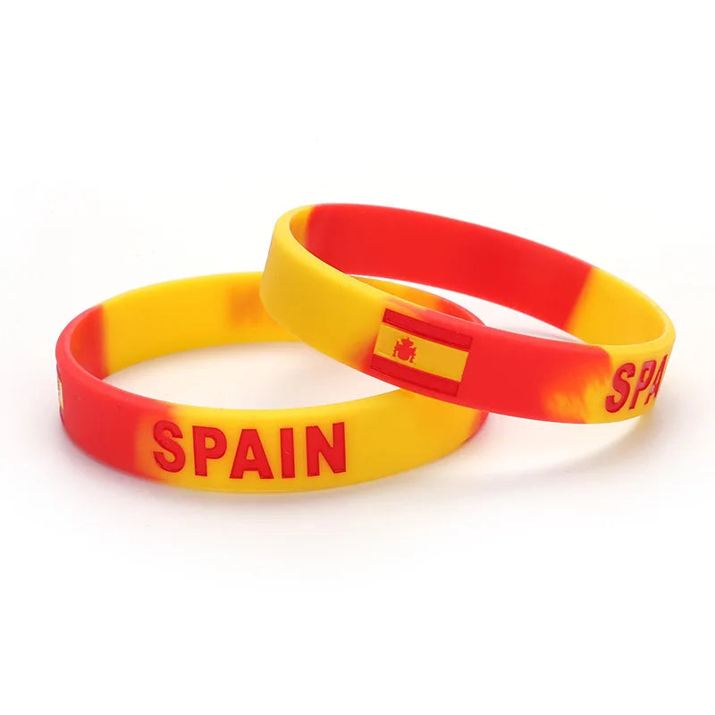 Country Flag Silicone Bracelet - Bracelet Silicone Drapeau Pays