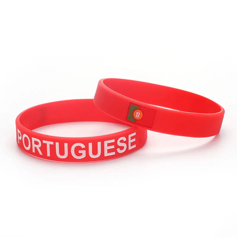 Country Flag Silicone Bracelet - Bracelet Silicone Drapeau Pays