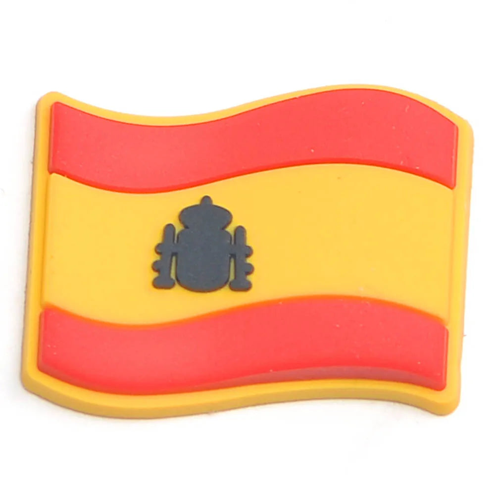 National Flag Shoe Charms - Charms Chaussures Drapeau National